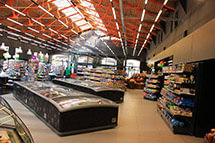Комплексное оснащение супермаркета Лайм: проектирование, поставка торгового оборудования, монтажные работы
